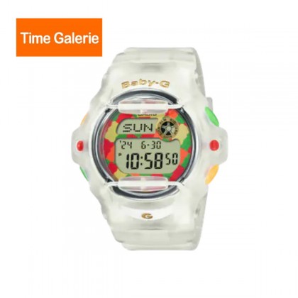 Casio Baby-G x Haribo BG-169HRB-7 White Semi Transparent Resin Band Women Sports Watch