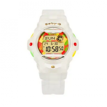 Casio Baby-G x Haribo BG-169HRB-7 White Semi Transparent Resin Band Women Sports Watch