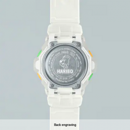Casio Baby-G x Haribo BG-169HRB-7 White Semi Transparent Resin Band Women Sports Watch