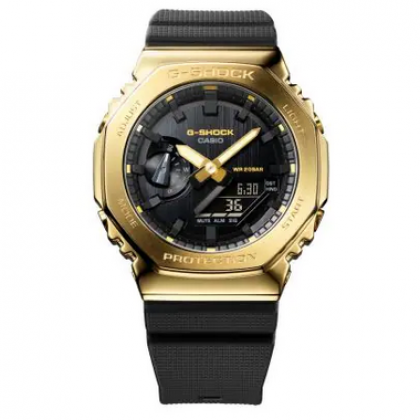 Casio G-Shock Black x Gold Series GM-2100G-1A9 Black Resin Band Men Sports Watch Casio G-Shock Black x Gold Series GM-2100G-1A9 Black Resin Band Men Sports Watch