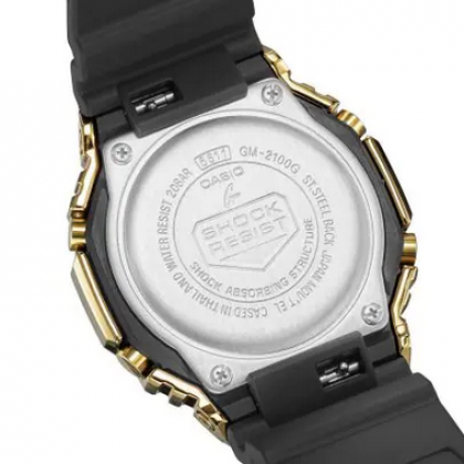 Casio G-Shock Black x Gold Series GM-2100G-1A9 Black Resin Band Men Sports Watch Casio G-Shock Black x Gold Series GM-2100G-1A9 Black Resin Band Men Sports Watch