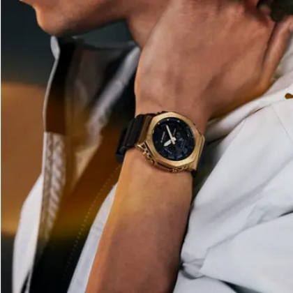 Casio G-Shock Black x Gold Series GM-2100G-1A9 Black Resin Band Men Sports Watch Casio G-Shock Black x Gold Series GM-2100G-1A9 Black Resin Band Men Sports Watch