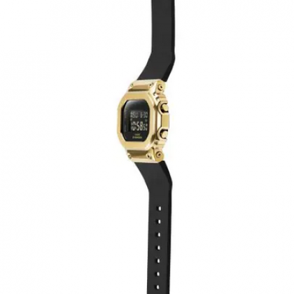 Casio G-Shock Women Black x Gold Series GM-S5600GB-1 Black Resin Band Sports Watch