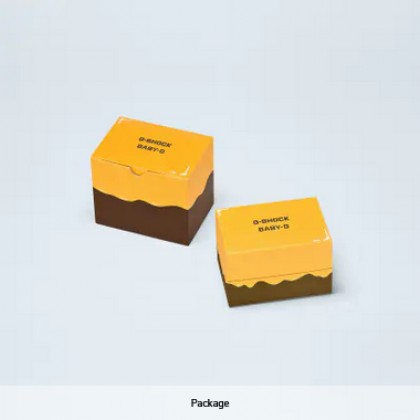 Casio G-Shock x Baby-G SLV-22B-9 Yellow And Brown Resin Band Couple Set Pair Watch Casio G-Shock x Baby-G SLV-22B-9 Yellow And Brown Resin Band Couple Set Pair Watch