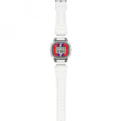 Casio G-Shock DWE-5600KS-7 Transparent Resin Band Men Sports Watch