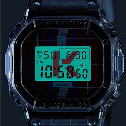 Casio G-Shock DWE-5600KS-7 Transparent Resin Band Men Sports Watch Casio G-Shock DWE-5600KS-7 Transparent Resin Band Men Sports Watch