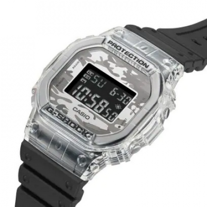 Casio G-Shock Neo Utility Series DW-5600SKC-1 Translucent Camo Resin Band Men Sports Watch