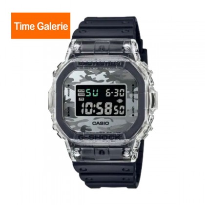 Casio G-Shock Neo Utility Series DW-5600SKC-1 Translucent Camo Resin Band Men Sports Watch