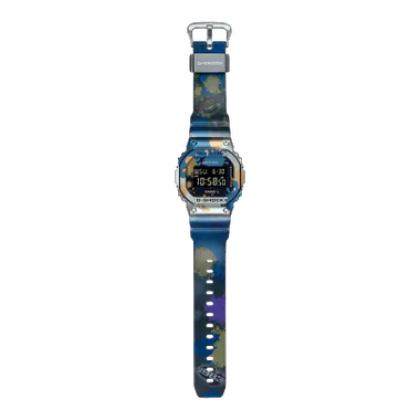 Casio G-Shock Street Spirit Series GM-5600SS-1 Graffiti Multicolored Blue Resin Band Men Sports Watch Casio G-Shock Street Spirit Series GM-5600SS-1 Graffiti Multicolored Blue Resin Band Men Sports Watch