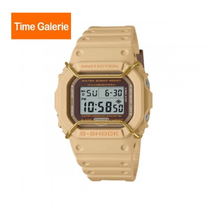 Casio G-Shock Tone On Tone Series DW-5600PT-5 Beige Resin Band Men Sport Watch
