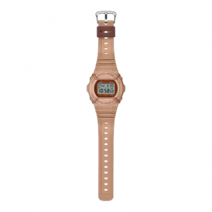 Casio G-Shock Tone On Tone Series DW-5700PT-5 Brown Resin Band Men Sport Watch