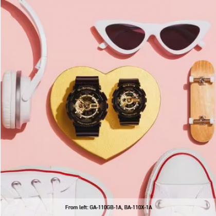 Casio Baby-G BA-110X-1A Black Resin Band Women Sports Watch Casio Baby-G BA-110X-1A Black Resin Band Women Sports Watch