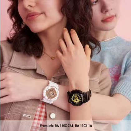 Casio Baby-G BA-110X-1A Black Resin Band Women Sports Watch Casio Baby-G BA-110X-1A Black Resin Band Women Sports Watch