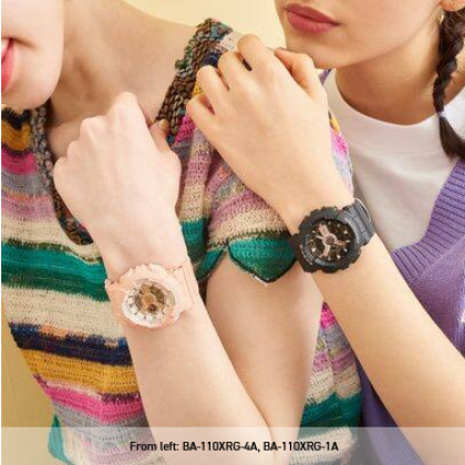 Casio Baby-G BA-110XRG-1A Black Resin Band Women Sports Watch Casio Baby-G BA-110XRG-1A Black Resin Band Women Sports Watch