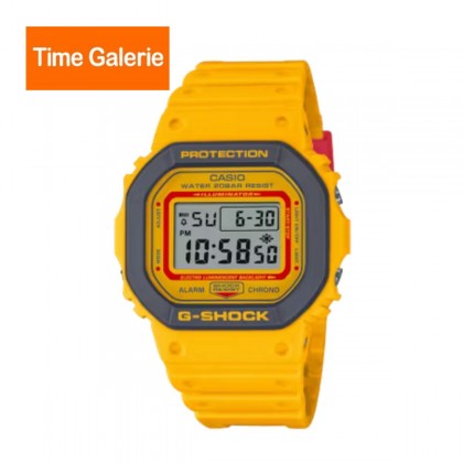 Casio G-Shock Retro 90s Sport Series DW-5610Y-9 Yellow Resin Band Men Sport Watch