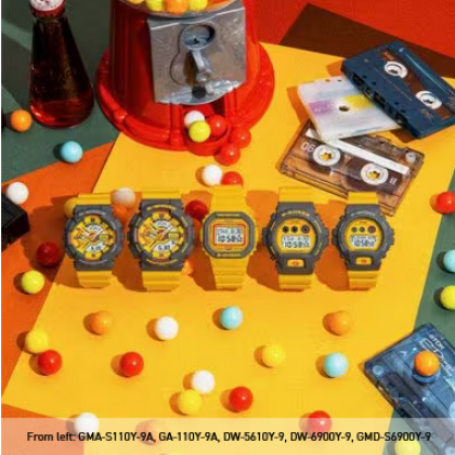 CASIO G-SHOCK GMA-S110Y-9ADR Sport Series Latest trend watch