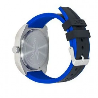 Reebok Brevity RV-BRE-G3-S1IB-BW Warrior Black Men Watch | Analog Dial | 45MM | 10 ATM | Silicone with SS Buckle