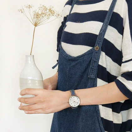Hush Puppies Orbz HP.3874L.2503 Blue Leather Band Women Watch Hush Puppies Orbz HP.3874L.2503 Blue Leather Band Women Watch