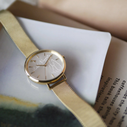 Hush Puppies Orbz HP.3876L.9507 Gold Mesh Stainless Steel Band Women Watch Hush Puppies Orbz HP.3876L.9507 Gold Mesh Stainless Steel Band Women Watch
