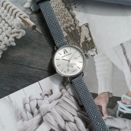 Hush Puppies Orbz HP.3889L.9503 Blue Recycled Polyester Band Women Watch Hush Puppies Orbz HP.3889L.9503 Blue Recycled Polyester Band Women Watch