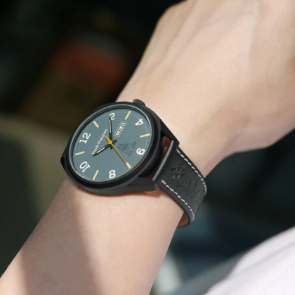 Hush Puppies Orbz HP.3891M.2503 Black Leather Band Men Watch Hush Puppies Orbz HP.3891M.2503 Black Leather Band Men Watch