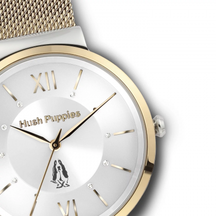Hush Puppies Signature HP.5018L.9507 Gold Mesh Stainless Steel Band Women Watch Hush Puppies Signature HP.5018L.9507 Gold Mesh Stainless Steel Band Women Watch