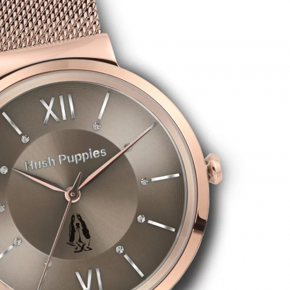 Hush Puppies Signature HP.5018L.9517 Brown Rose Mesh Stainless Steel Band Women Watch Hush Puppies Signature HP.5018L.9517 Brown Rose Mesh Stainless Steel Band Women Watch