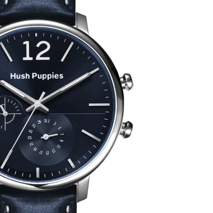 Hush Puppies Orbz HP.7154M.2503 Multi-Function Navy Blue Leather Band Men Watch Hush Puppies Orbz HP.7154M.2503 Multi-Function Navy Blue Leather Band Men Watch