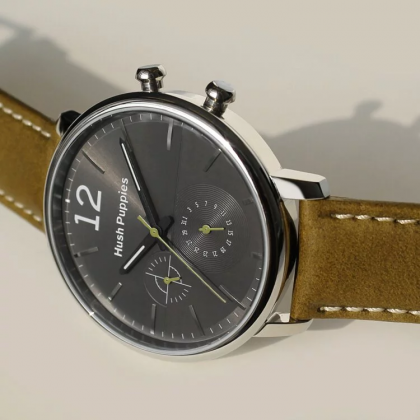 Hush Puppies Orbz HP.7154M.2508 Multi-Function Dark Green Leather Band Men Watch Hush Puppies Orbz HP.7154M.2508 Multi-Function Dark Green Leather Band Men Watch
