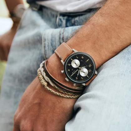 Hush Puppies Signature HP.7156M.2502 Multi-Function Brown Leather Band Men Watch Hush Puppies Signature HP.7156M.2502 Multi-Function Brown Leather Band Men Watch