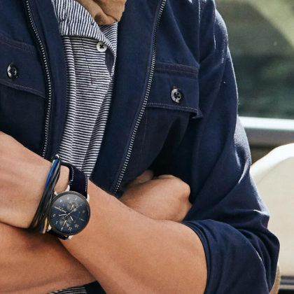 Hush Puppies Signature HP.7156M.2503 Multi-Function Black Leather Band Men Watch Hush Puppies Signature HP.7156M.2503 Multi-Function Black Leather Band Men Watch