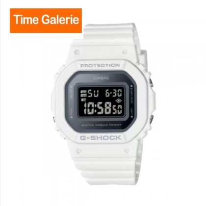 Casio G-Shock Women GMD-S5600-7 White Resin Band Sport Watch