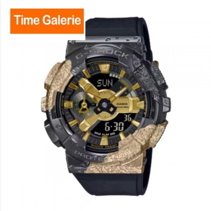 [Limited Edition] Casio G-Shock Stone Series GM-114GEM-1A9 Black Resin Band Men Sport Watch