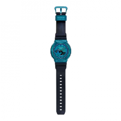 [Limited Edition] Casio G-Shock Stone Series GM-2140GEM-2A Dark Blue Resin Band Men Sport Watch