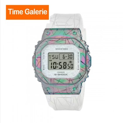 [Limited Edition] Casio G-Shock Women Stone Series GM-S5640GEM-7 White Translucent Resin Band Sport Watch