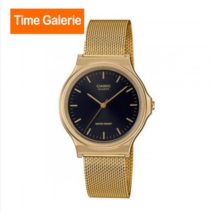 Casio Men's Analog MQ-24MG-1EDF Stainless Steel Band Gold Watch