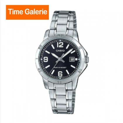 Casio LTP-V004D-1B2UDF Analog Quartz Silver Stainless Women's Watch