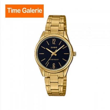 Casio General LTP-V005G-1B Gold Stainless Steel Band Women Watch Casio General LTP-V005G-1B Gold Stainless Steel Band Women Watch