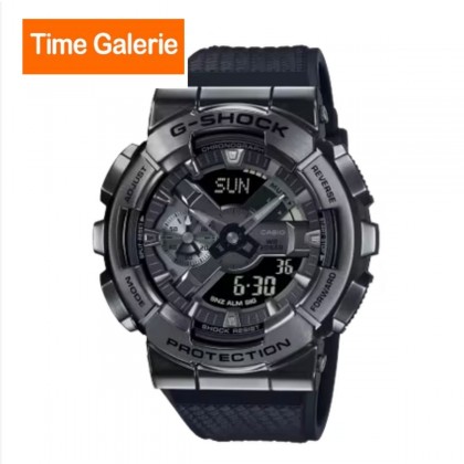 Casio G-Shock GM-110BB-1ADR Black Resin Band Men Sports Watch
