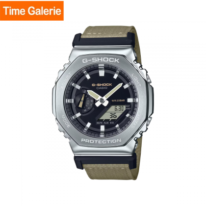 Casio G-shock GM-2100C-5A Beige Cloth Band Men Watch
