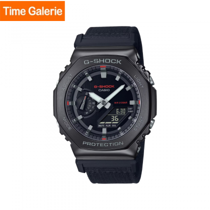 Casio G-shock GM-2100CB-1A Black Cloth Band Men Watch