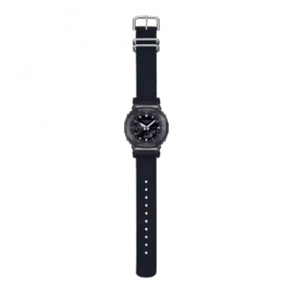 Casio G-shock GM-2100CB-1A Black Cloth Band Men Watch