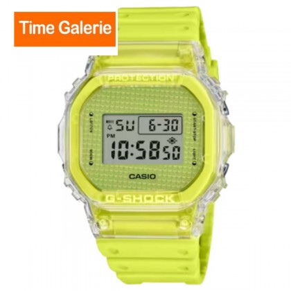 Casio G-Shock Lucky Drop Series DW-5600GL-9 Yellow Resin Band Men Sports Watch