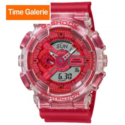 Casio G-Shock Lucky Drop Series GA-110GL-4A Red Resin Band Men Sports Watch