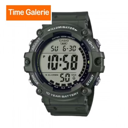 Casio General AE-1500WHX-3AV Army Green Resin Band Men Watch