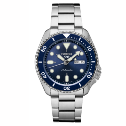 Seiko 5 Sports Superman SRPD51K1 Automatic 100M Blue Dial Stainless Steel Bracelet Gents Watch Seiko 5 Sports Superman SRPD51K1 Automatic 100M Blue Dial Stainless Steel Bracelet Gents Watch