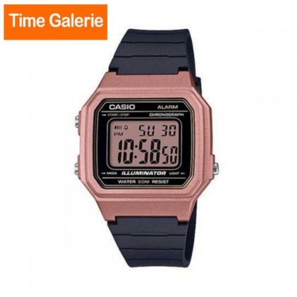 Casio General Youth Digital W-217HM-5AV Black Resin Band Watch