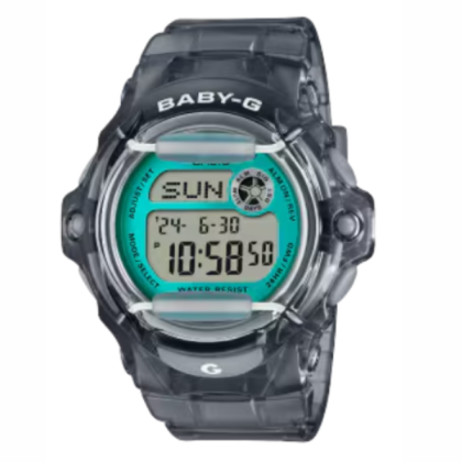 Casio Baby-G BG-169U-8B Grey Translucent Resin Band Women Sports Watch