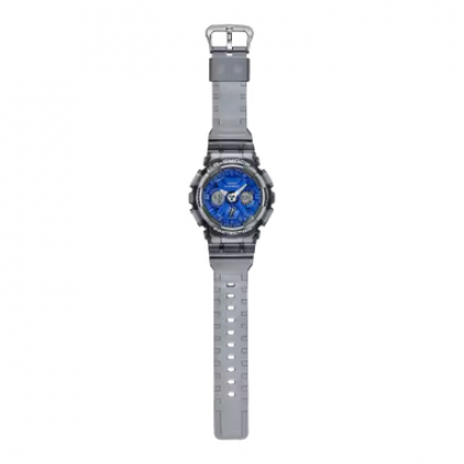 Casio G-Shock Women Girls Ice Smurfs Series GMA-S120TB-8A Grey Translucent Resin Band Sport Watch Casio G-Shock Women Girls Ice Smurfs Series GMA-S120TB-8A Grey Translucent Resin Band Sport Watch