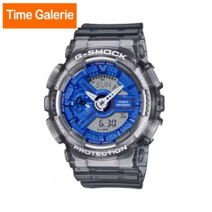 Casio G-Shock Women Girls Ice Smurfs Series GMA-S110TB-8A Grey Translucent Resin Band Sport Watch Casio G-Shock Women Girls Ice Smurfs Series GMA-S110TB-8A Grey Translucent Resin Band Sport Watch